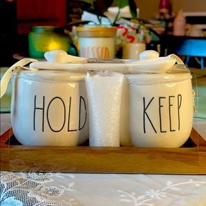Rae Dunn Hold and Keep Jars